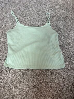 American Eagle Outfitters Mint Ribbed Cami